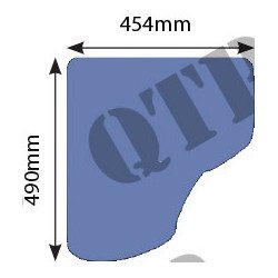 Porte en verre inférieure G D