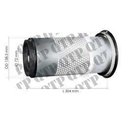 Extérieur du filtre à air