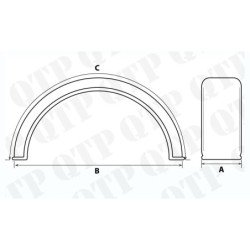 Bavette de garde-boue (Pack de 2)